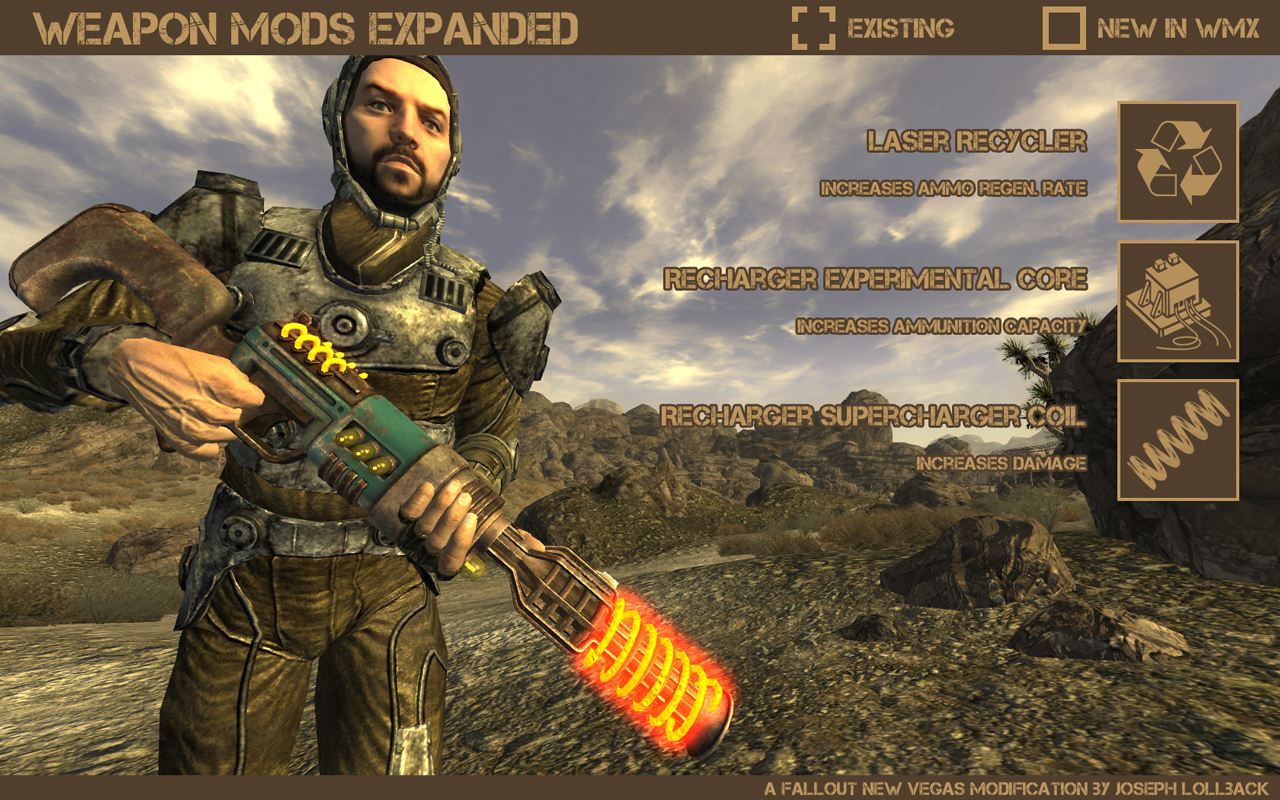 Weapon Mods Expanded - WMX at Fallout New Vegas - mods and community