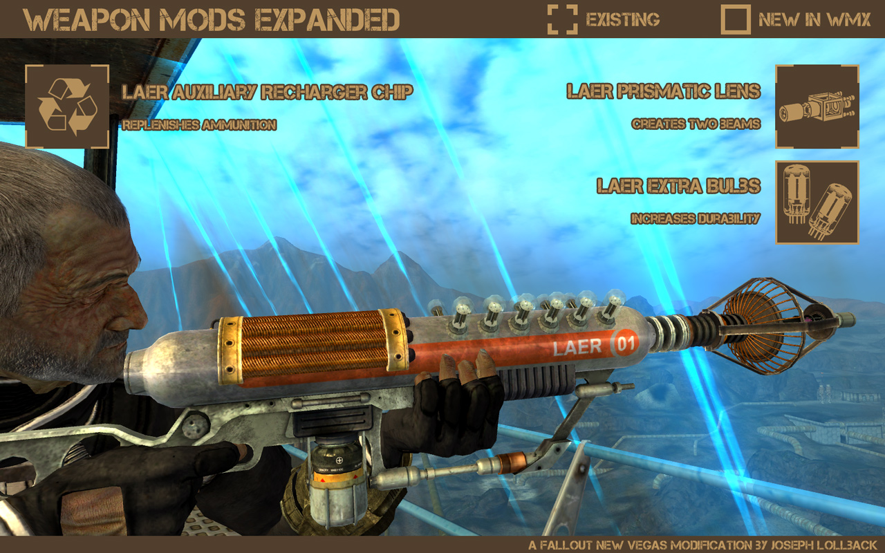 Weapon Mods Expanded - WMX at Fallout New Vegas - mods and community