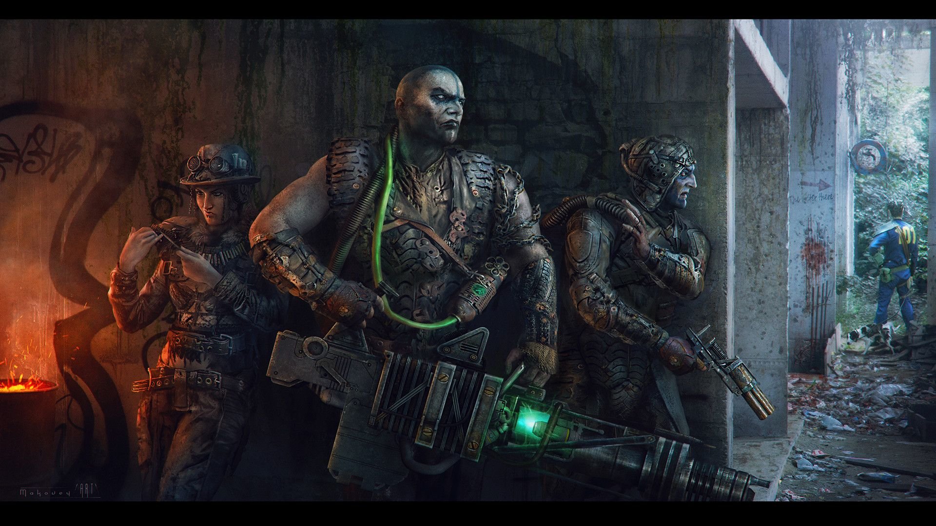 Fallout 4 банды рейдеров фото 8