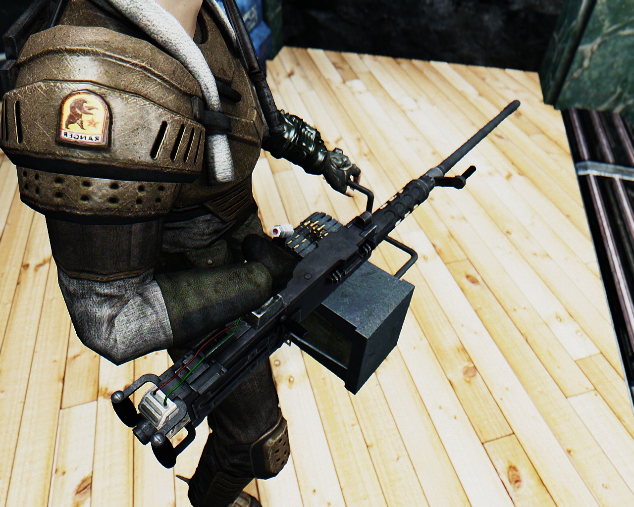 Fallout 4 стационарный пулемет фото 24